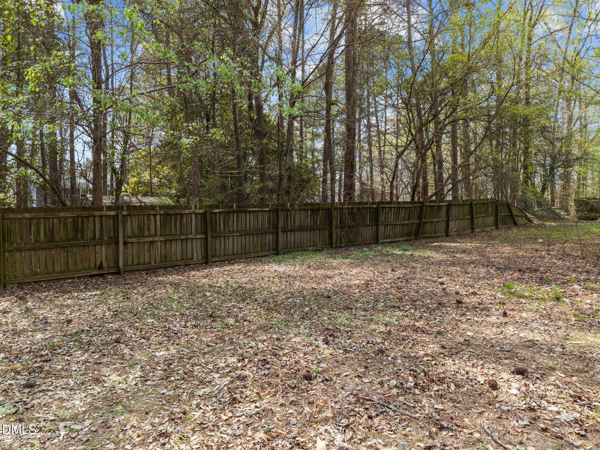 1071 Heritage Manor Drive Raleigh, NC 27610 - Photo 31 of 42 a view of backyard with green space