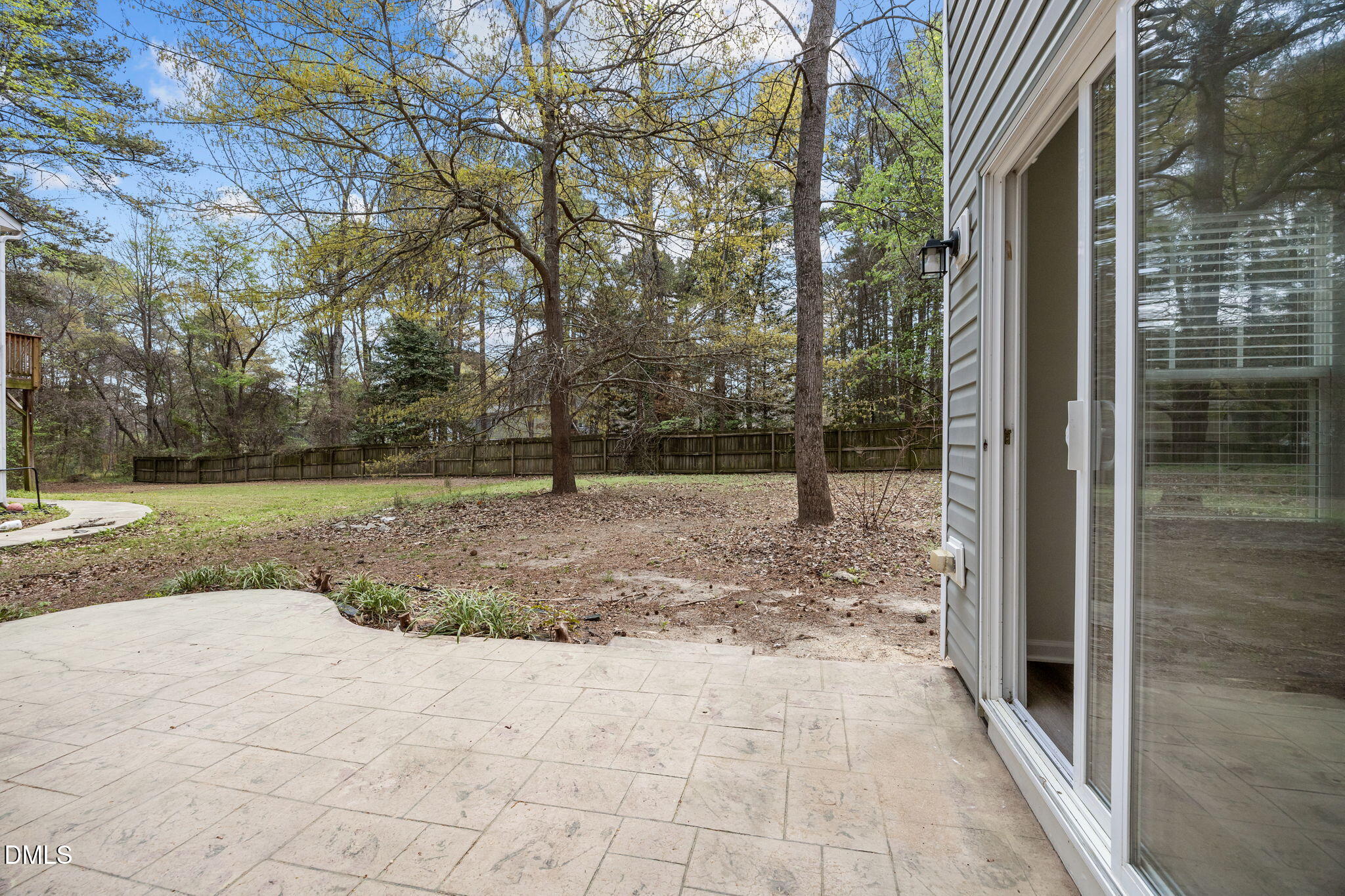 1071 Heritage Manor Drive Raleigh, NC 27610 - Photo 34 of 42 a view of backyard with green space