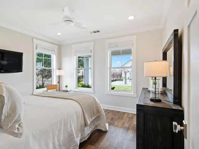 a view of a patio with a table and chairs