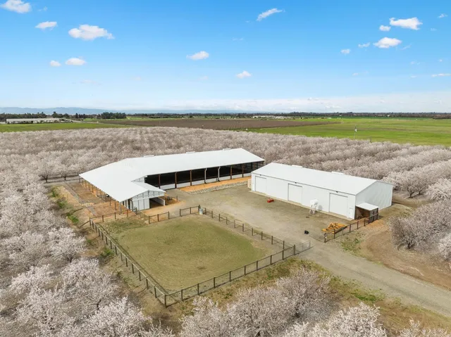 a balcony with furniture and garden view