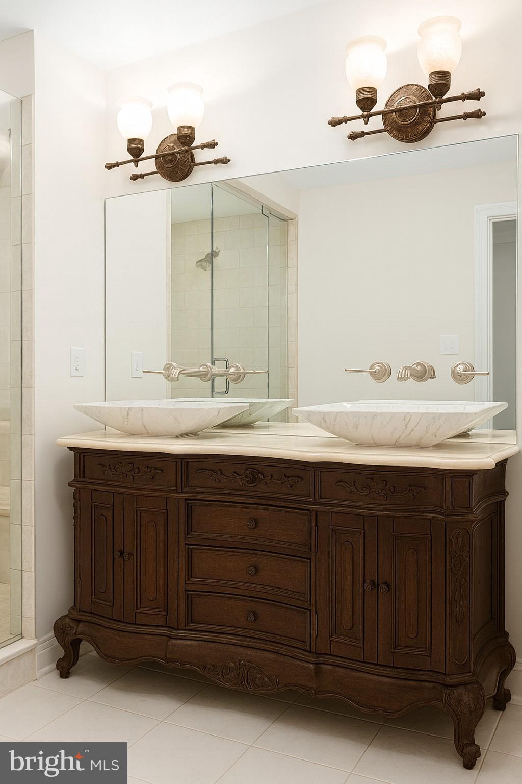 149 Medford Mt Holly Road Medford, NJ 08055 - Photo 12 of 19 a bathroom with a sink and a mirror