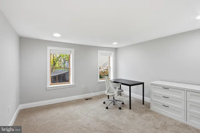 a workspace with a window