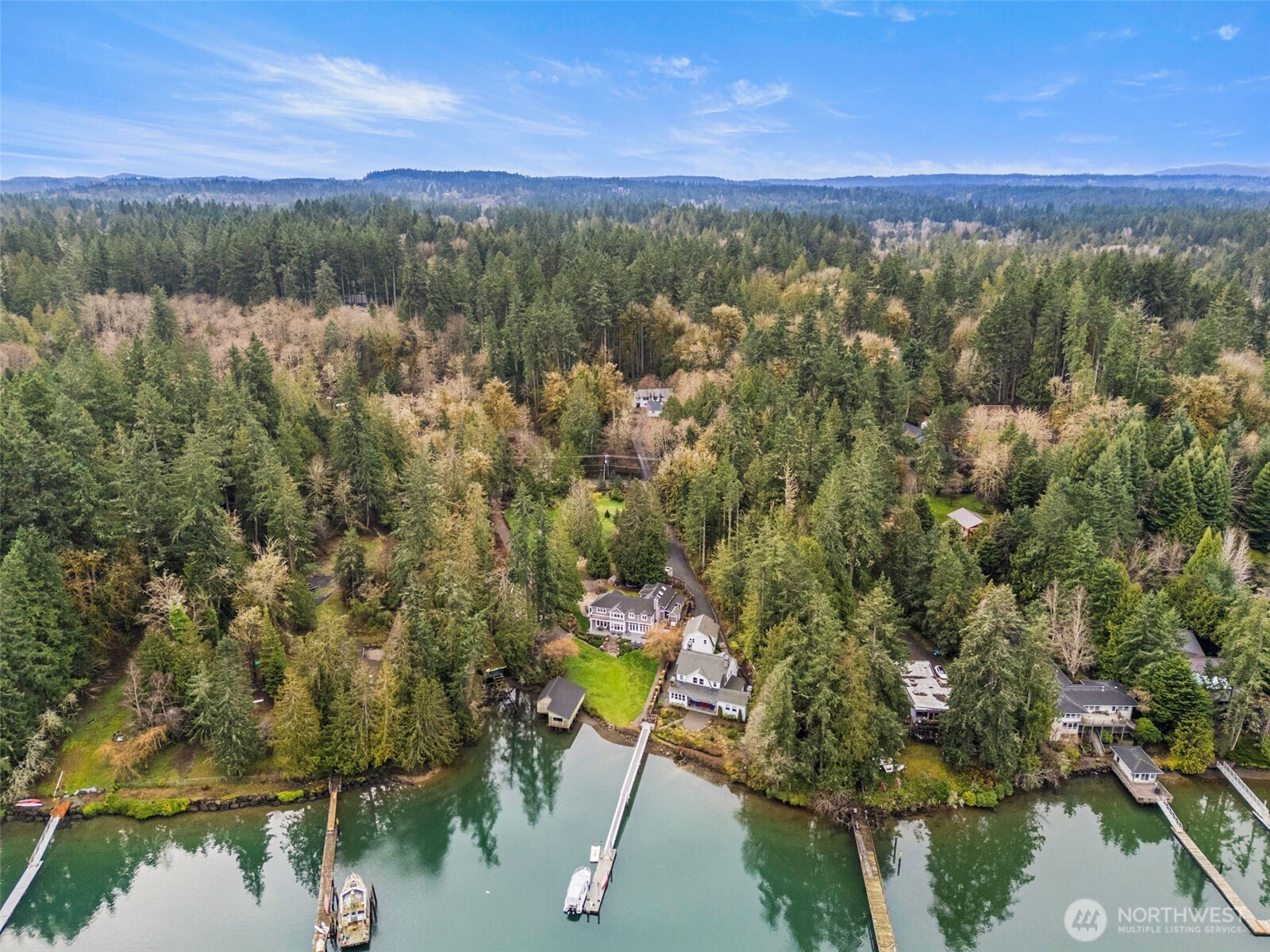 7605 Northeast Hidden Cove Road Bainbridge Island, WA 98110 - Photo 33 of 39 a view of outdoor space and city view