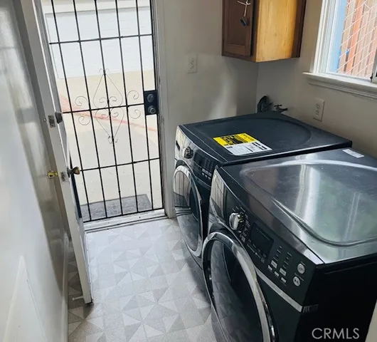 a view of garage and yard