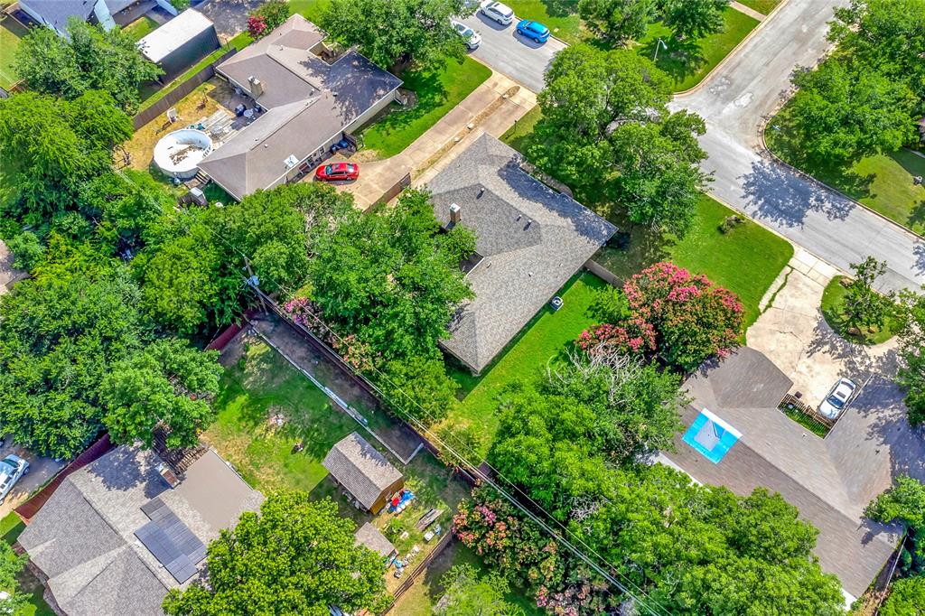 6021 Sycamore Creek Road Edgecliff Village, TX 76134 - Photo 4 of 37 Aerial perspective of suburban area