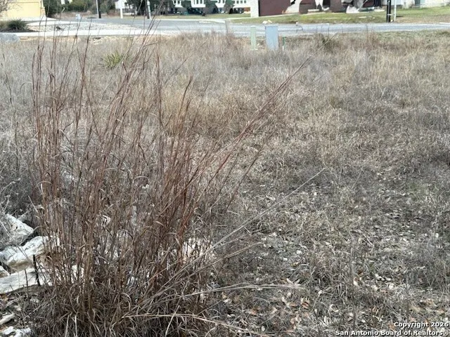 a view of a lake with a yard