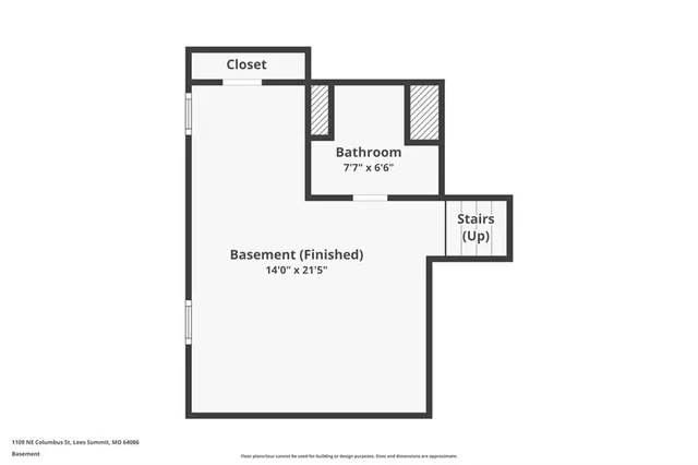 $2,340 | 1109 Northeast Columbus Street, Lee's Summit, MO 64086
