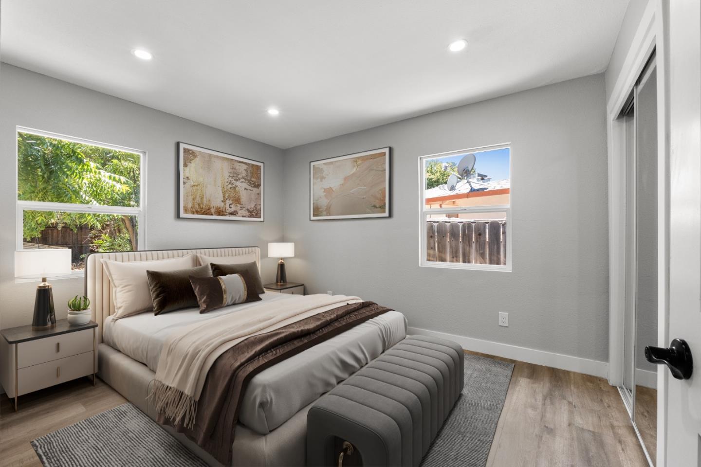 212 East Longview Avenue Stockton, CA 95207 - Photo 12 of 34 a bedroom with a bed and a window