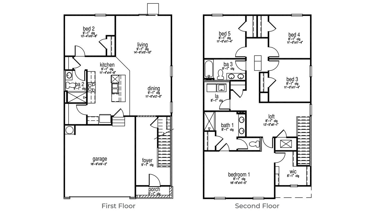 304 Sweetspire Street Moncks Corner, SC 29461 - Photo 49 of 49 Robie Floorplan
