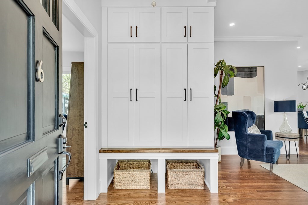 6 Regent Road Belmont, MA 02478 - Photo 2 of 29 a view of living room with furniture and wooden floor