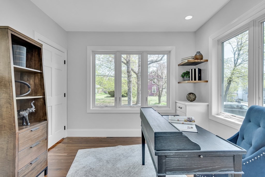 6 Regent Road Belmont, MA 02478 - Photo 9 of 29 a workspace with furniture and window