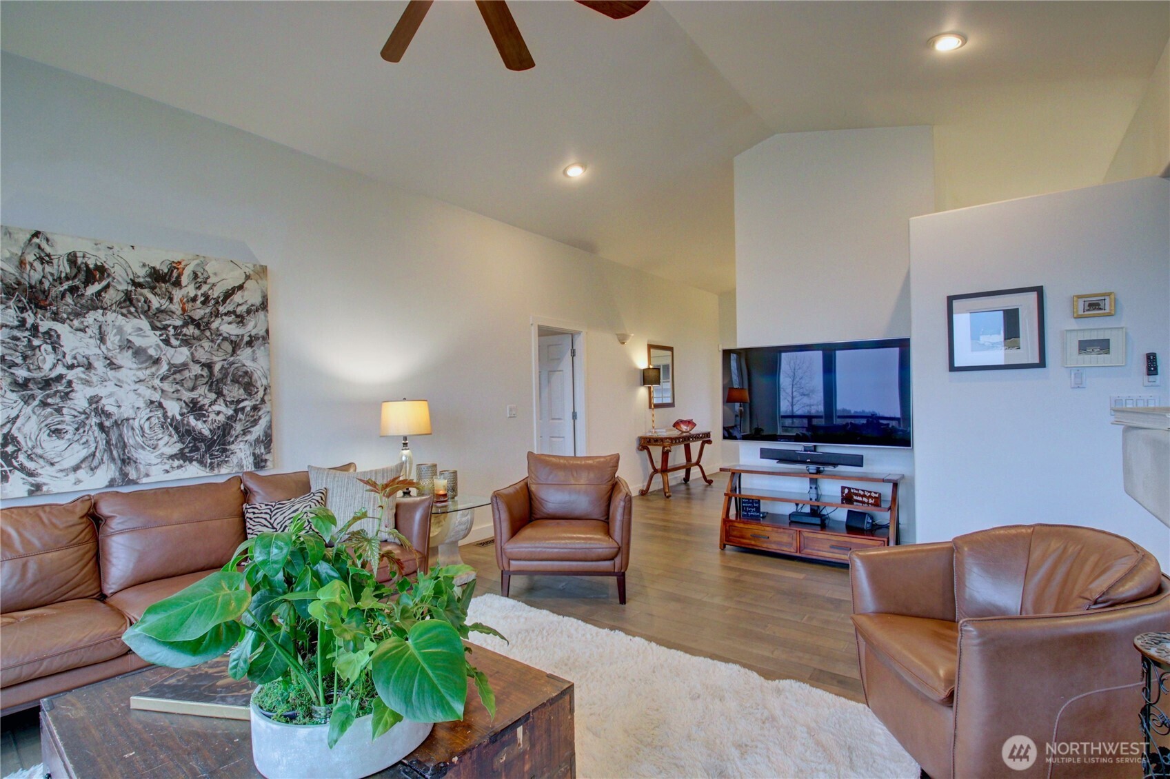 3200 Shelly Hill Road Mount Vernon, WA 98274 - Photo 6 of 39 a living room with furniture and a flat screen tv