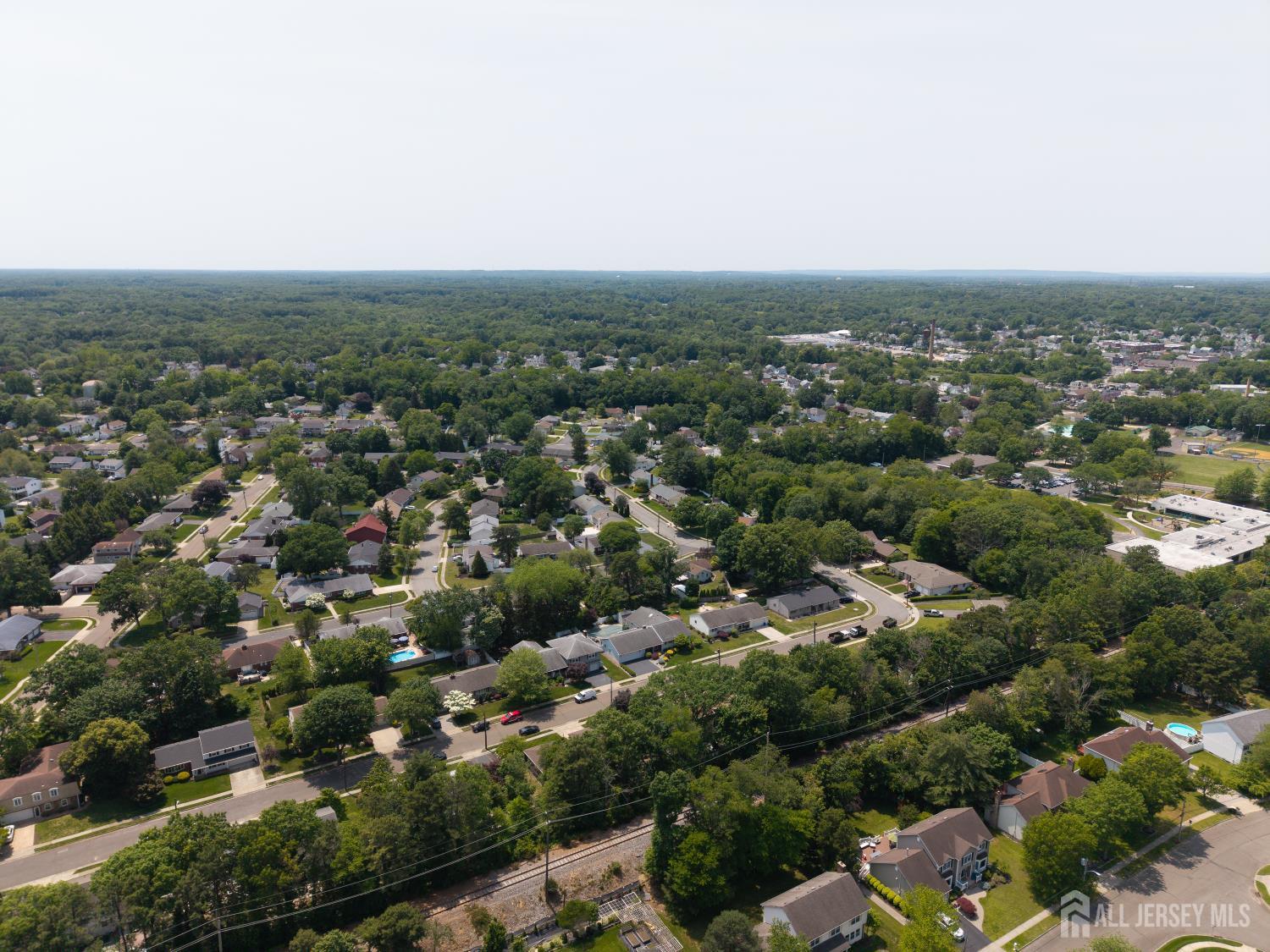 3 Cedar Lane Milltown, NJ 08850 - Photo 62 of 67 an aerial view of house with yard and mountain view in back