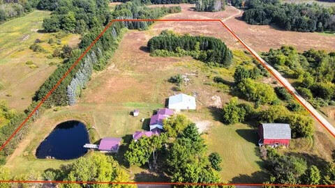 7202 21 Mile Road Evart, MI 49631 - Photo 13 of 64 aerial with ovrelay 21 mile
