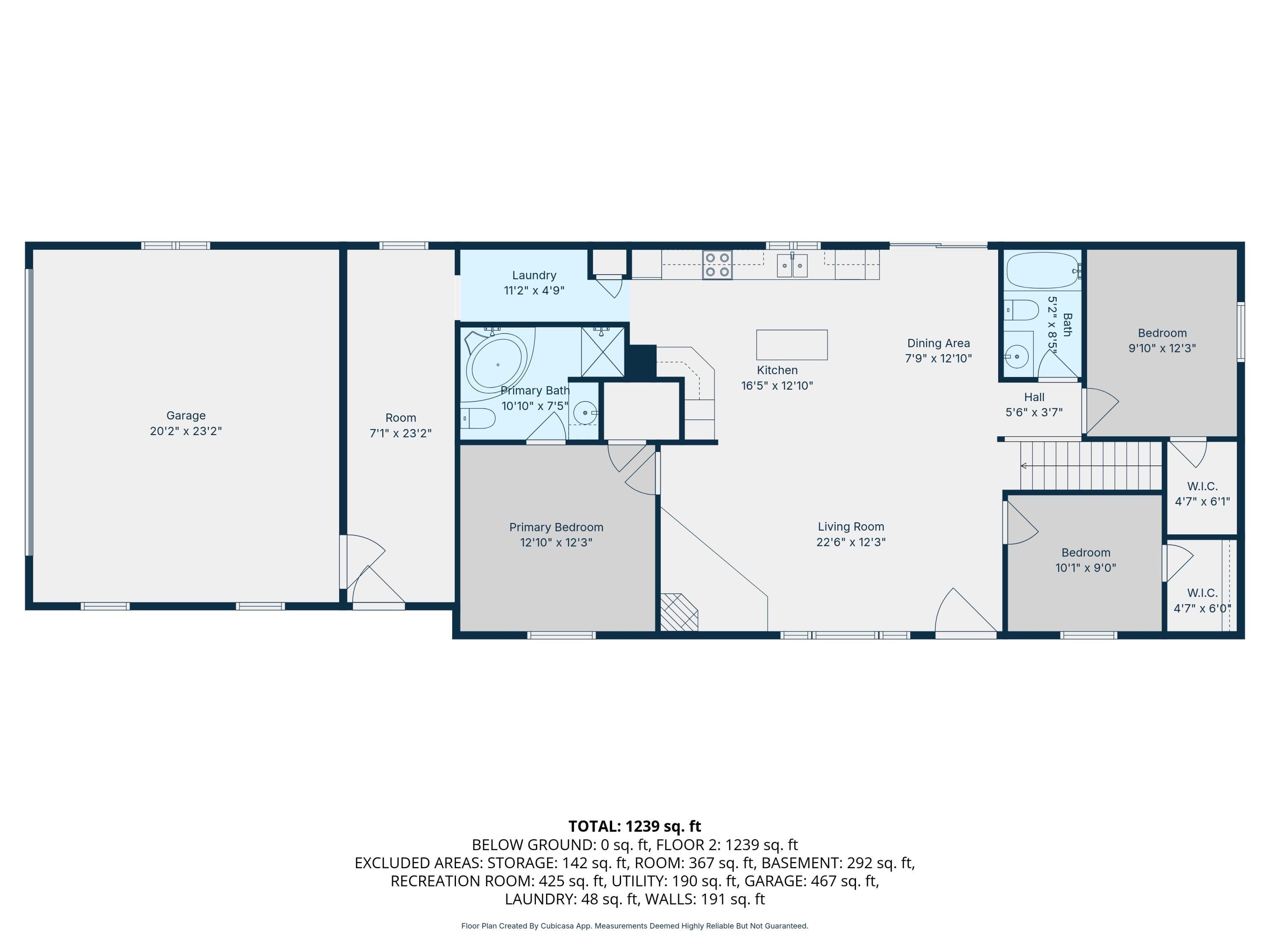 7663 Pleasantview Road Levering, MI 49755 - Photo 48 of 49 1-2D Floor Plan for 7663 Pleasantview Ro