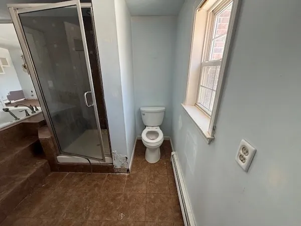 a view of an entryway with a window