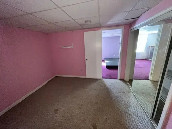 a view of empty room