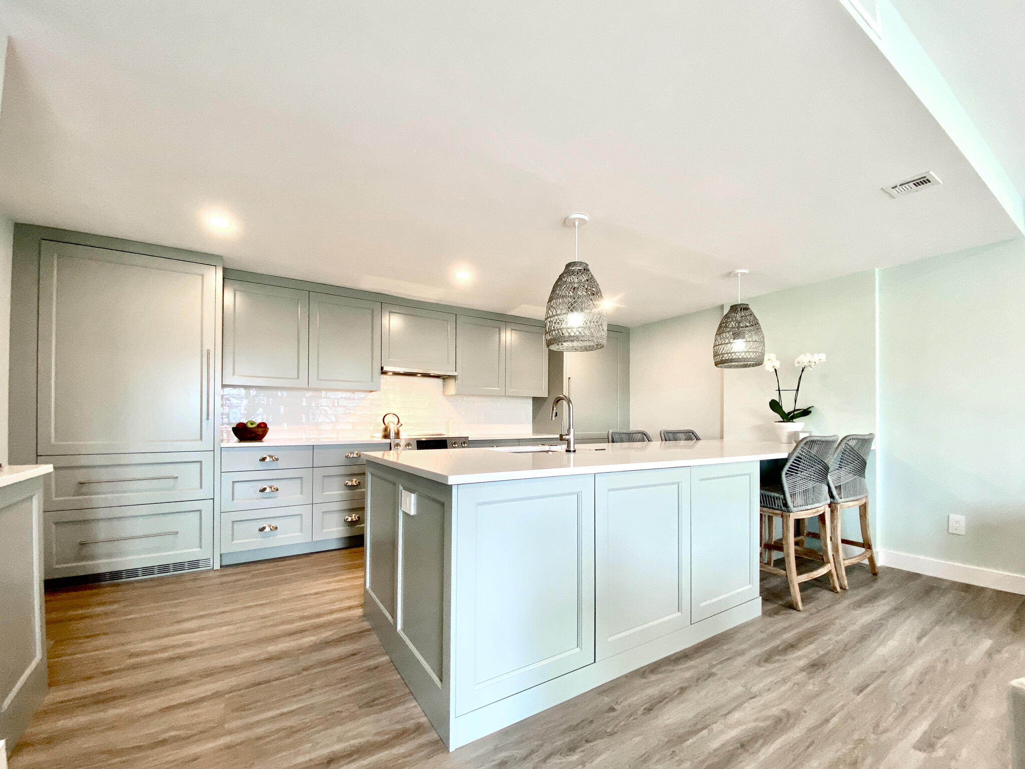 1 Belmont Road, Unit 225 West Harwich, MA 02671 - Photo 6 of 31 a kitchen with a sink a stove cabinets and wooden floor