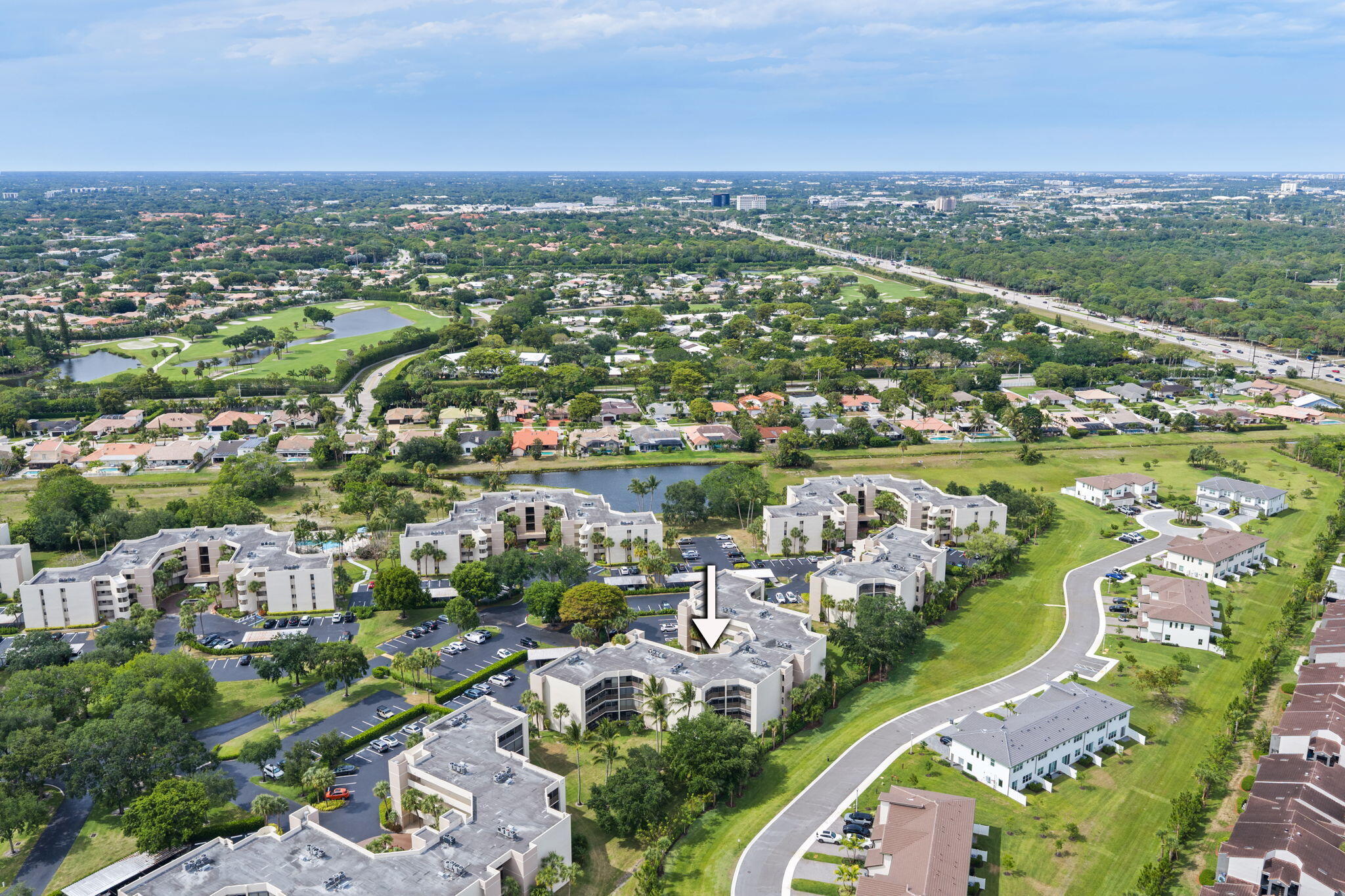 5701 Camino Del Sol, Unit 104 Boca Raton, FL 33433 - Photo 22 of 34 aerial view