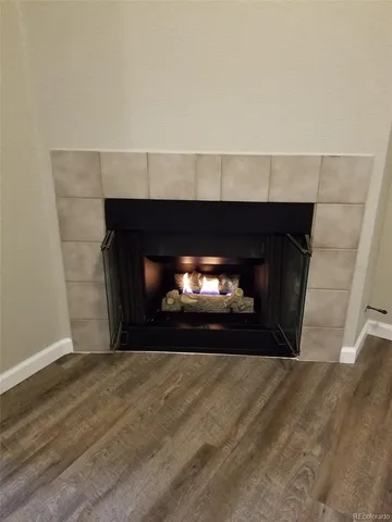 a view of fireplace