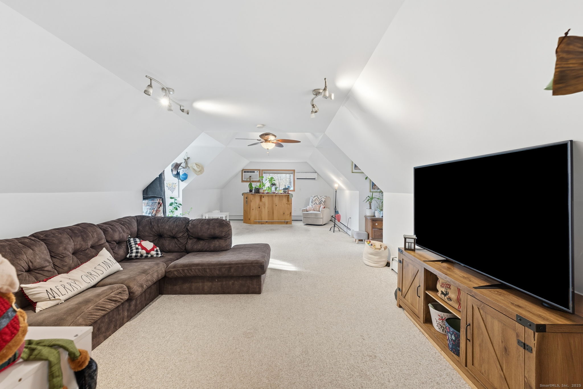 87 South Brook Road Hampton, CT 06247 - Photo 11 of 35 a living room with furniture and a flat screen tv