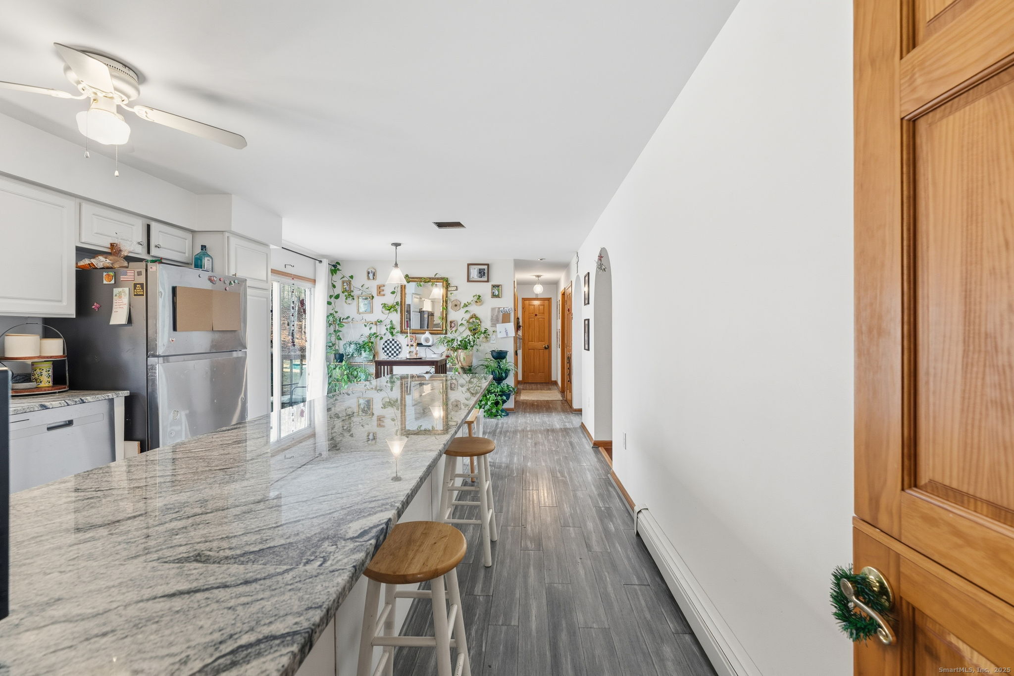 87 South Brook Road Hampton, CT 06247 - Photo 15 of 35 a view of a kitchen from the hallway