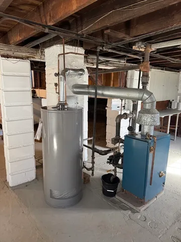 a view of a storage room with shelves