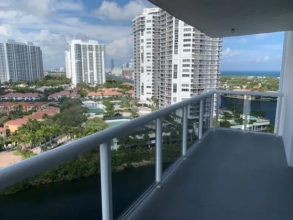 a city view from balcony