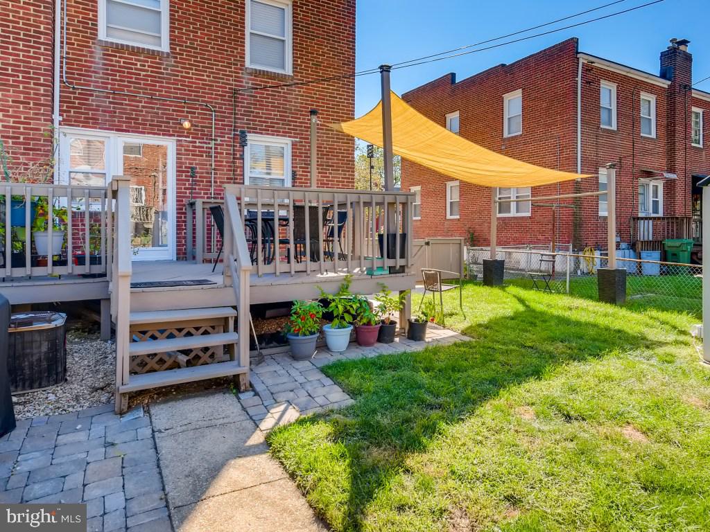 3708 Raspe Avenue Baltimore, MD 21206 - Photo 10 of 11 Backyard and Deck