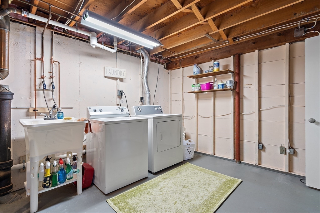 16 Beaudry Street Marlborough, MA 01752 - Photo 28 of 40 a utility room with a lot of stuff and washer