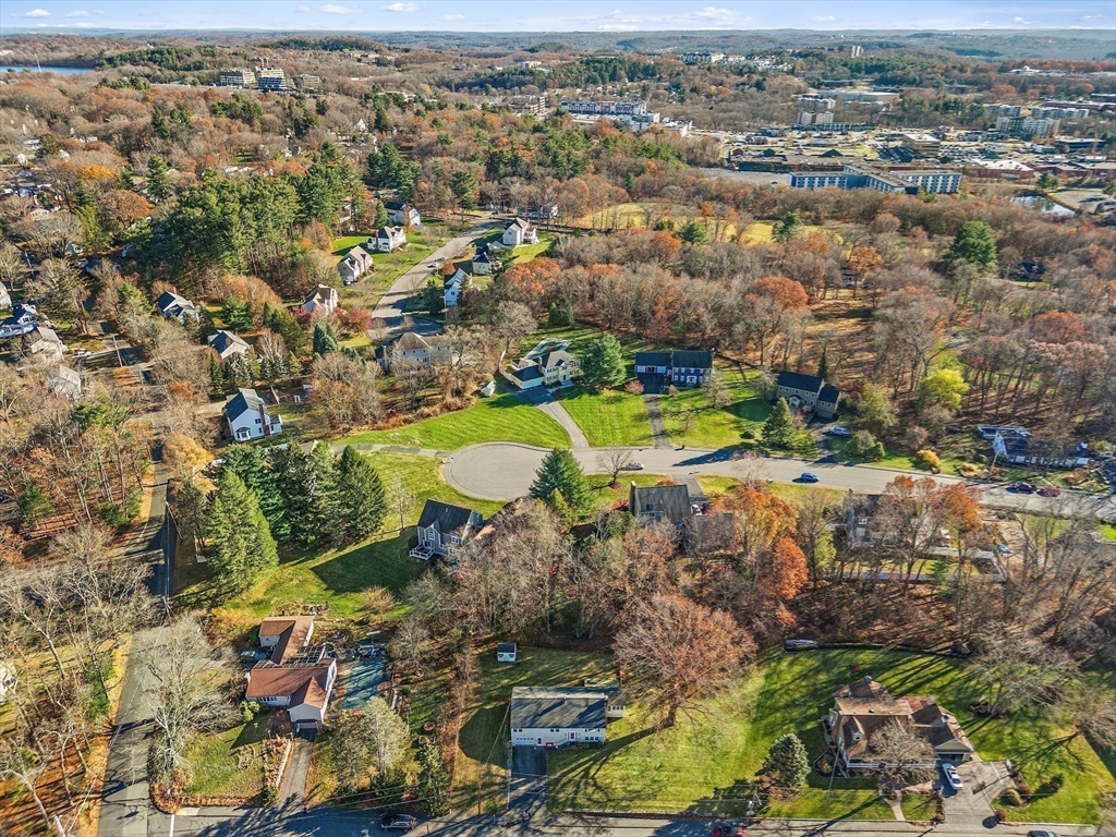 16 Beaudry Street Marlborough, MA 01752 - Photo 36 of 40 an aerial view of a swimming pool yard and mountain view in back