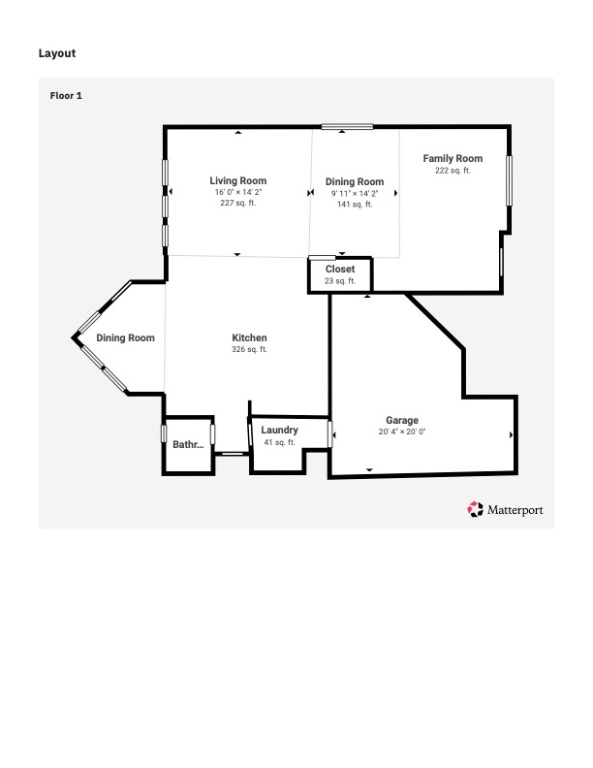 1420 Crested Butte Way Georgetown, TX 78626 - Photo 38 of 40 1st Floor (the garage is not represented correctly)