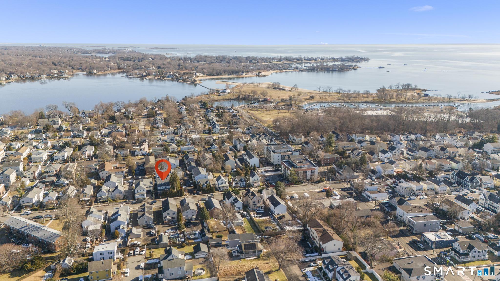 254 Seaside Avenue, Unit A Stamford, CT 06902 - Photo 3 of 28 an aerial view of multiple house