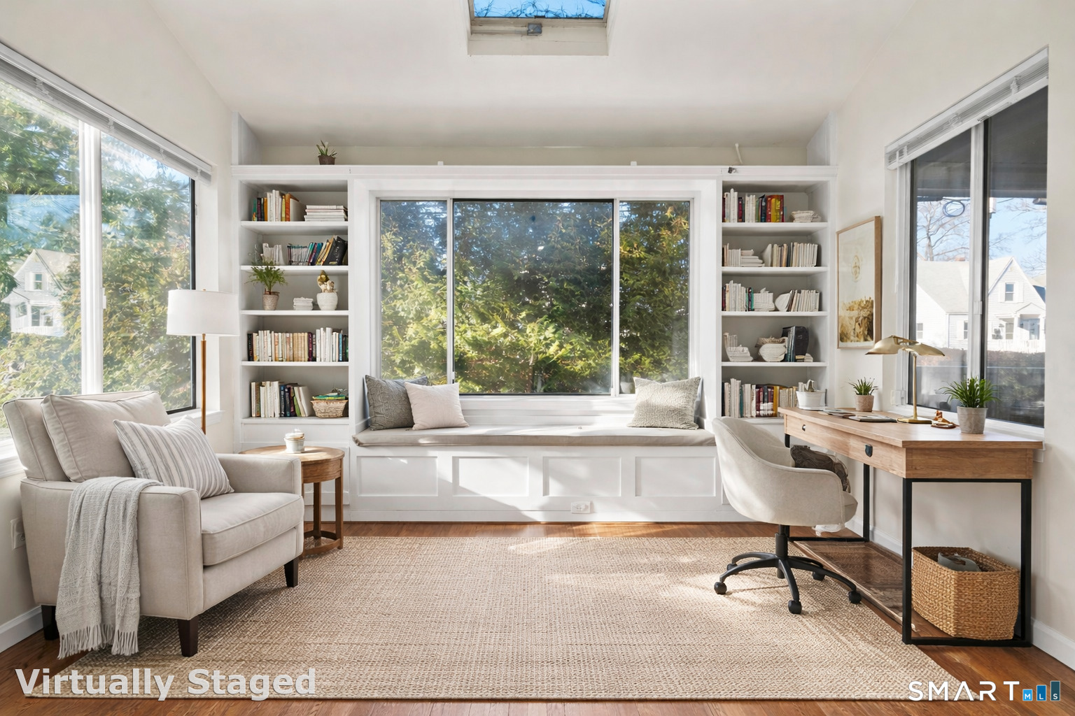 254 Seaside Avenue, Unit A Stamford, CT 06902 - Photo 9 of 28 a living room with furniture and a large window