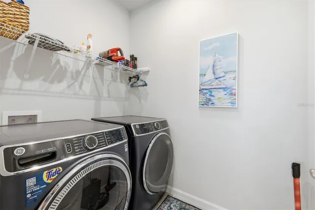 a outdoor dining space with furniture and garden view