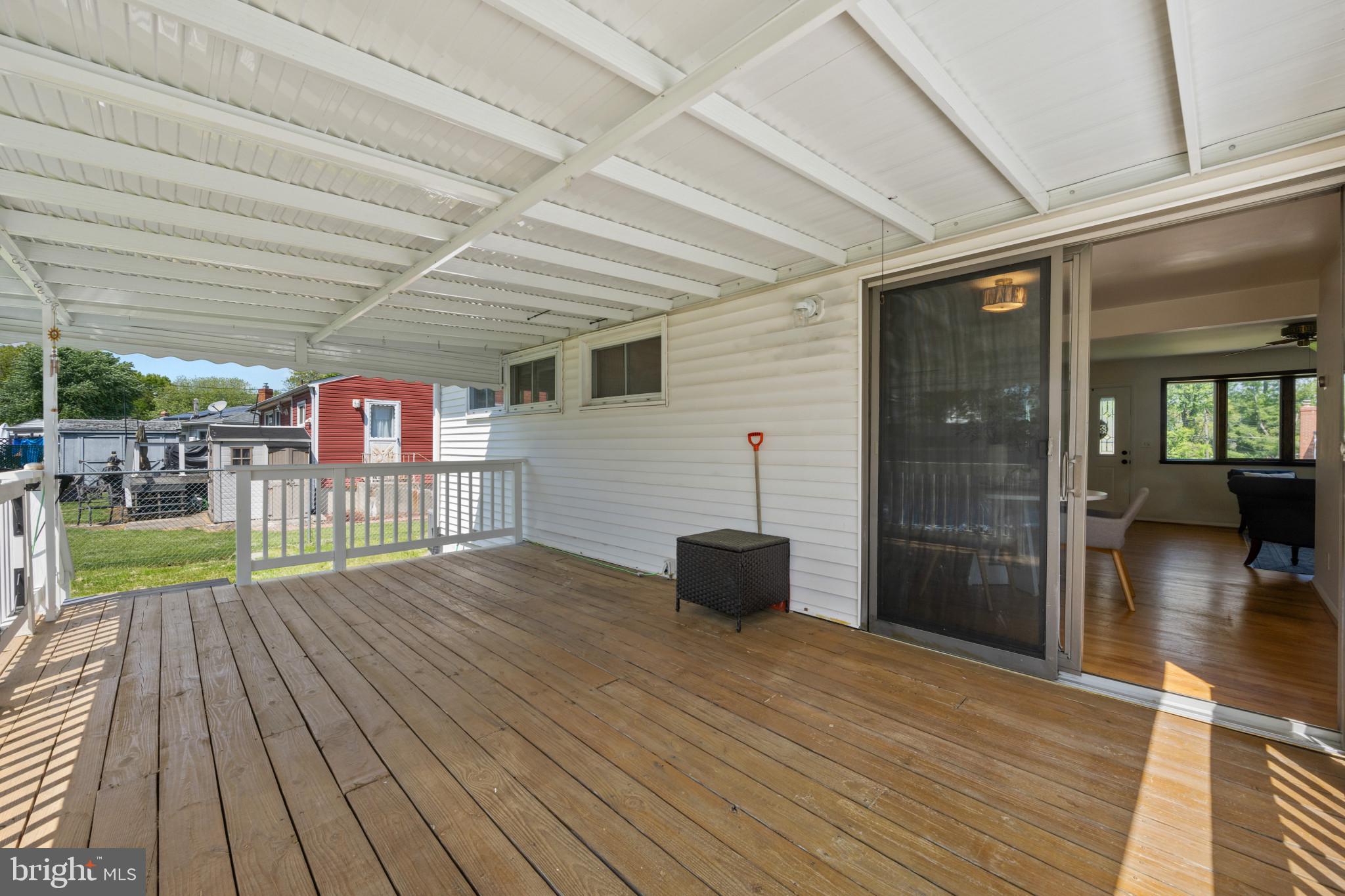 8810 Lakewood Road Baltimore, MD 21234 - Photo 29 of 34 Covered deck