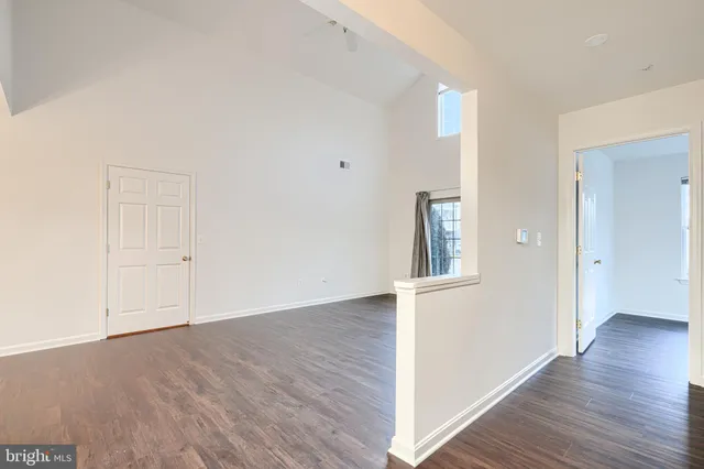 wooden floor in an empty room with wooden floor