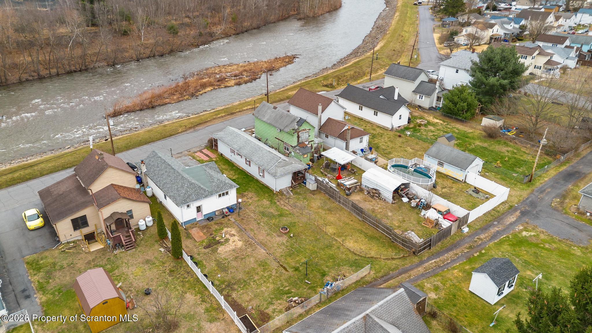 138 Swetland Street Duryea, PA 18642 - Photo 24 of 34 an aerial view of residential houses with outdoor space
