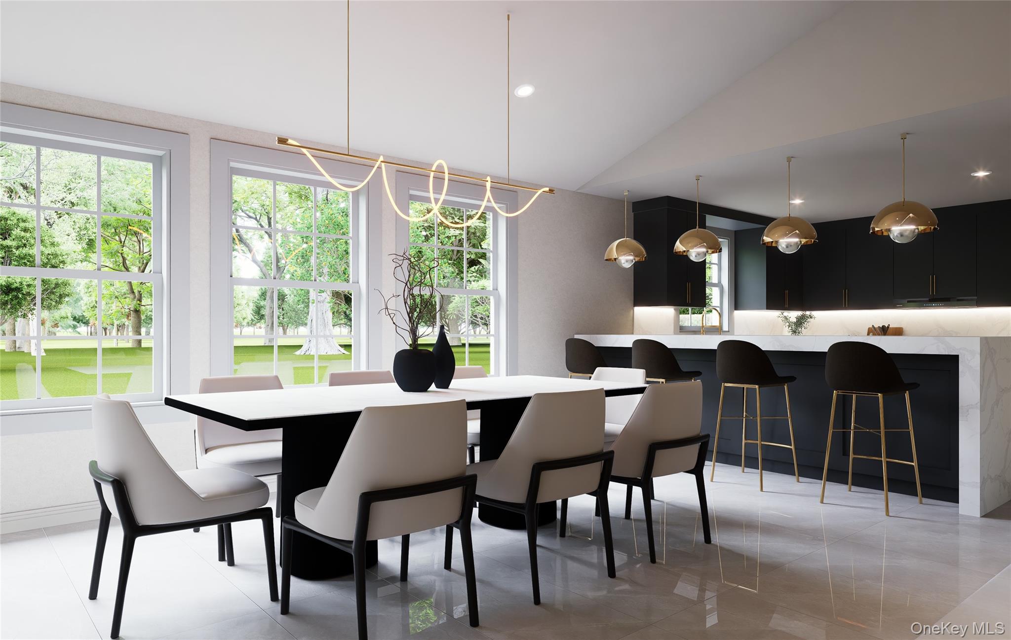 7 Smith Street Red Hook, NY 12571 - Photo 5 of 23 a view of a dining room with furniture and chandelier