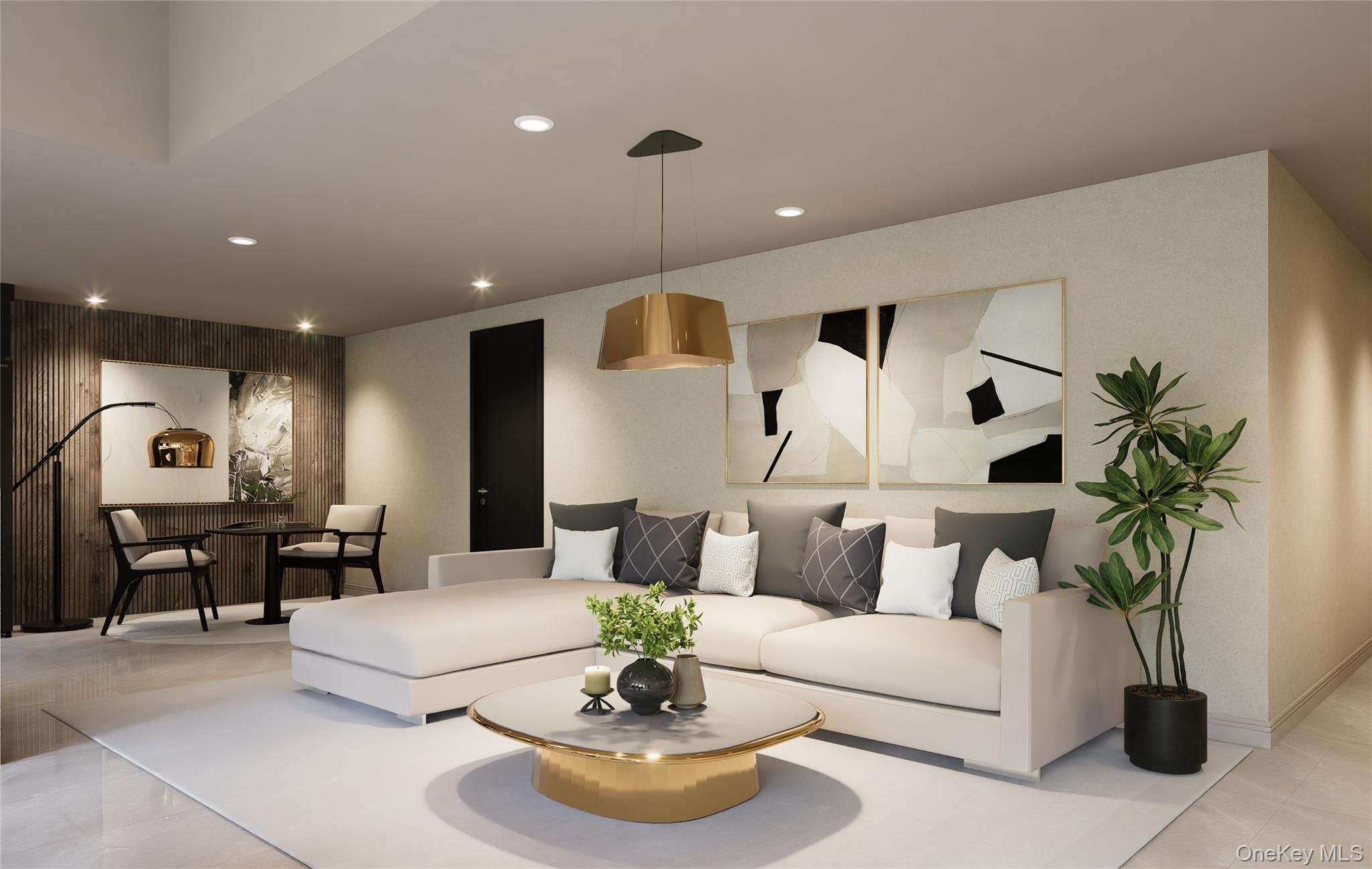 7 Smith Street Red Hook, NY 12571 - Photo 7 of 23 a living room with furniture and a chandelier