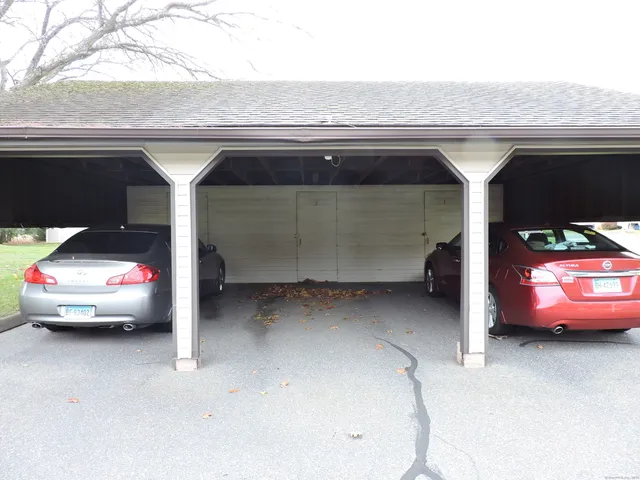 a view of car garage