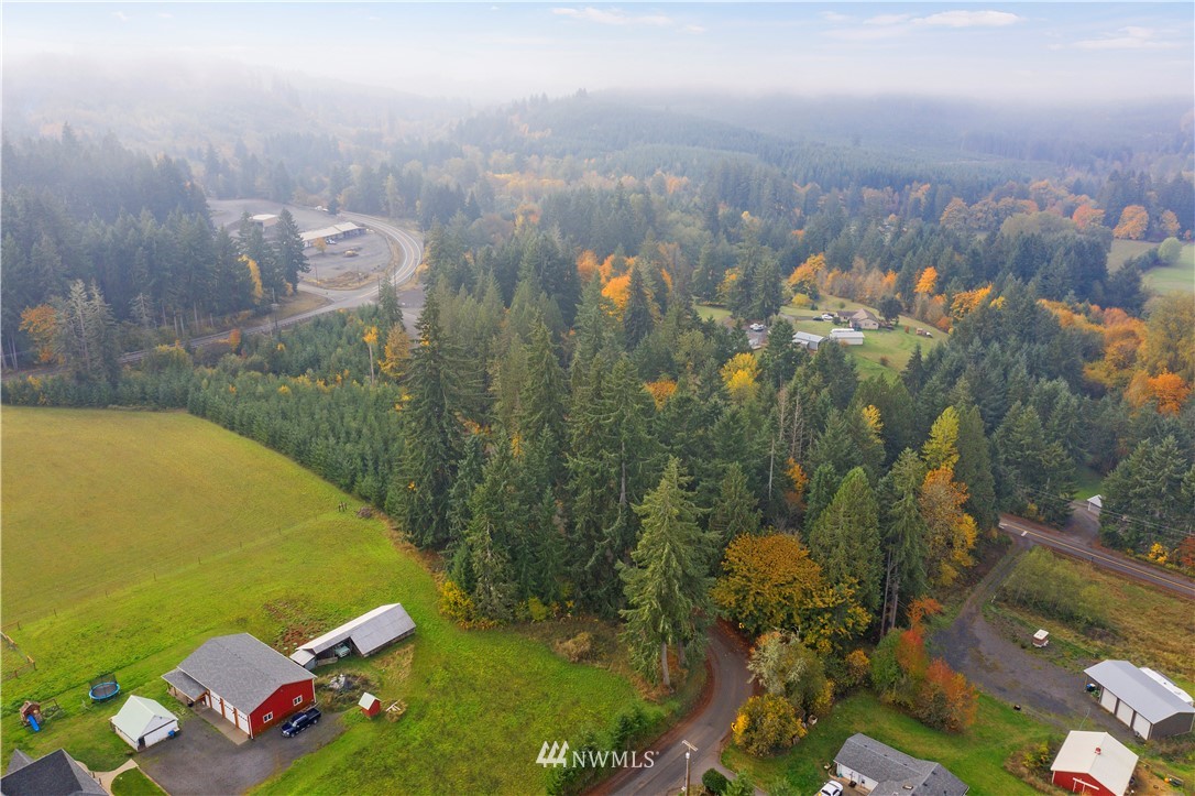 117 Fay Road Chehalis, WA 98532 - Photo 22 of 27 an aerial view of a houses with a yard