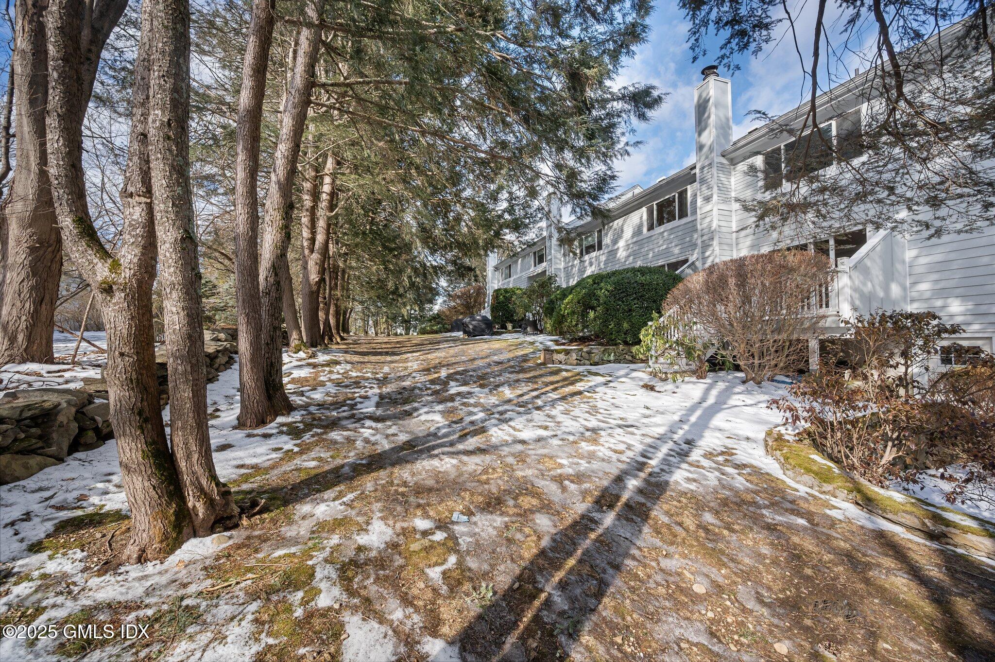 40 Silo Circle Riverside, CT 06878 - Photo 16 of 45 a view of a yard with plants and trees