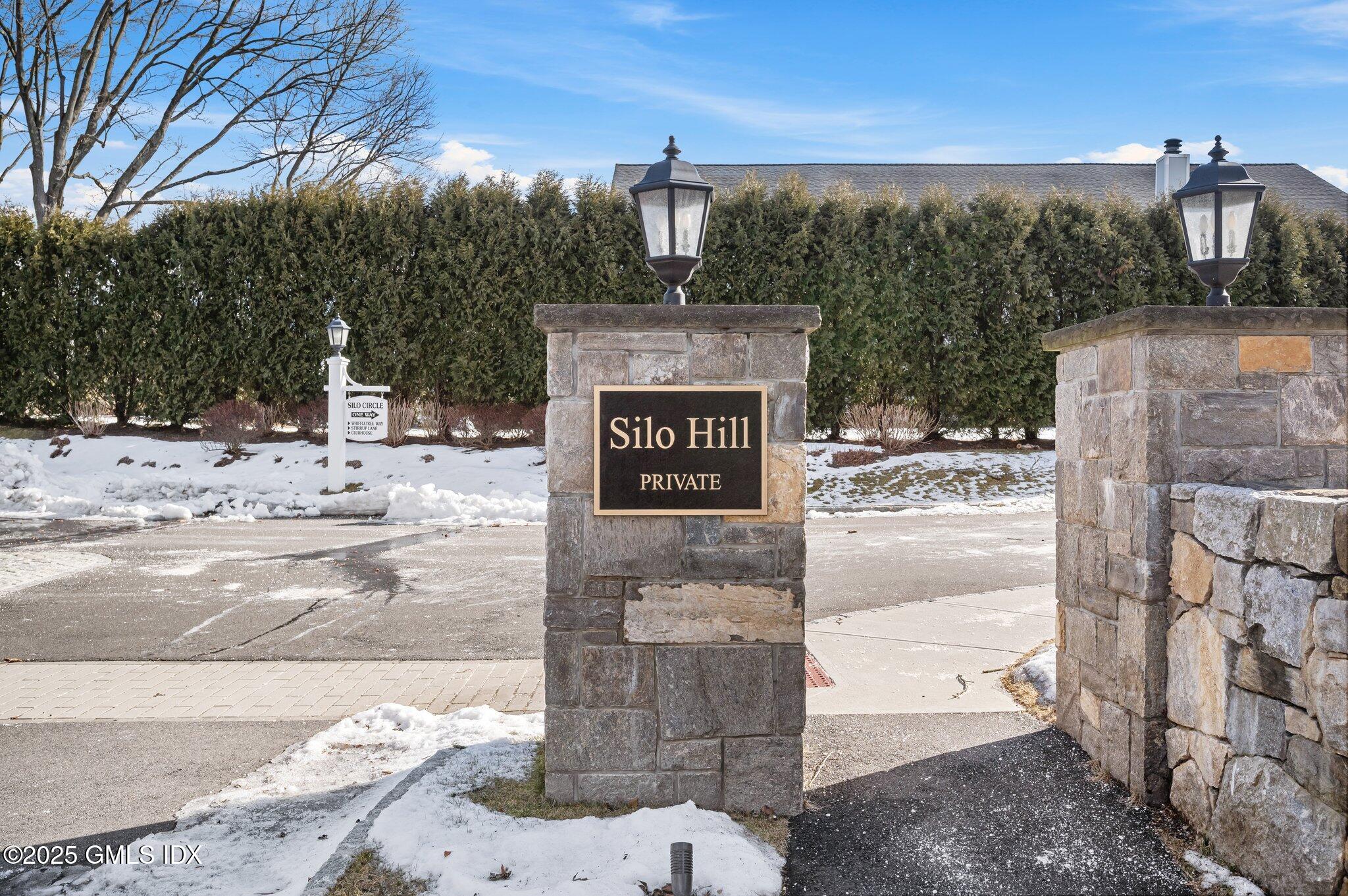 40 Silo Circle Riverside, CT 06878 - Photo 2 of 45 a sign on the side of a building