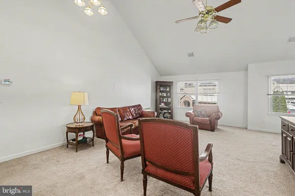 a room with furniture and a window