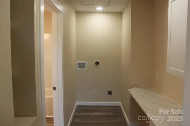 a view of front door