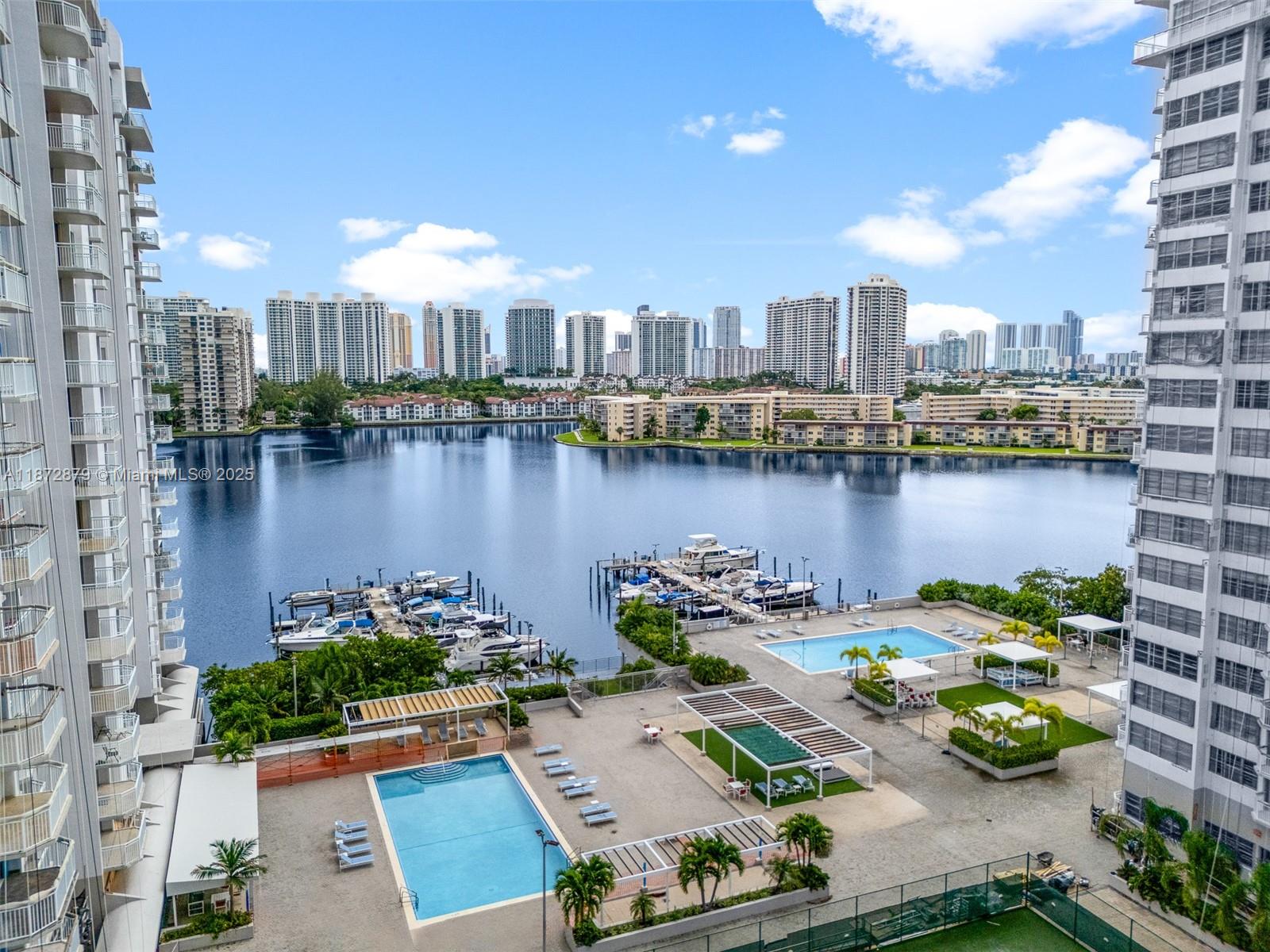 18071 Biscayne Boulevard, Unit PH04 & PH03 Aventura, FL 33160 - Photo 21 of 26 an aerial view of a city