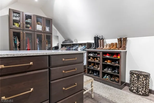 a room with storage and utility