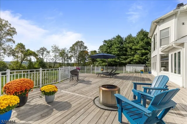 a view of outdoor space yard deck patio and outdoor seating