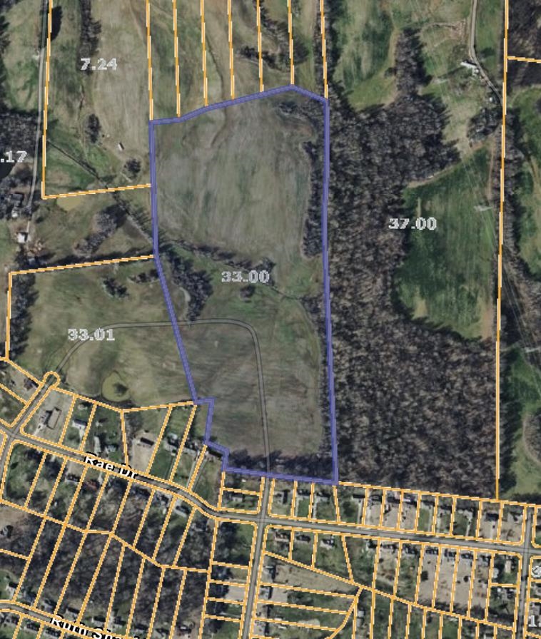 front view of a brick building